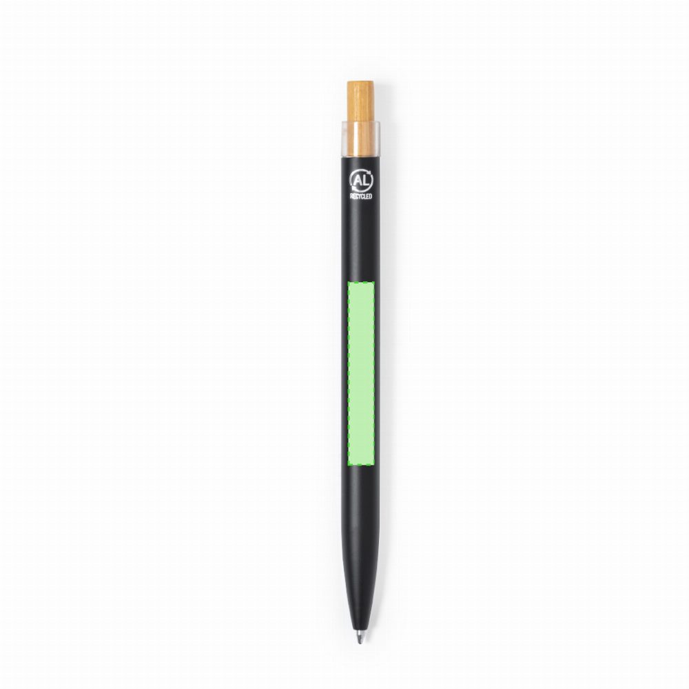 Branding diagram for Ballpoint pens of bamboo, with printing mechanism Adam – Area 3