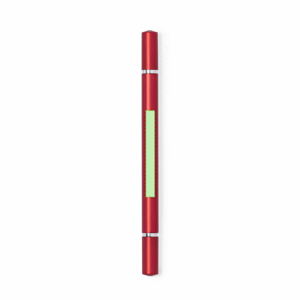 Branding diagram for 2 in 1 pen with perpetual pencil May – Area 1