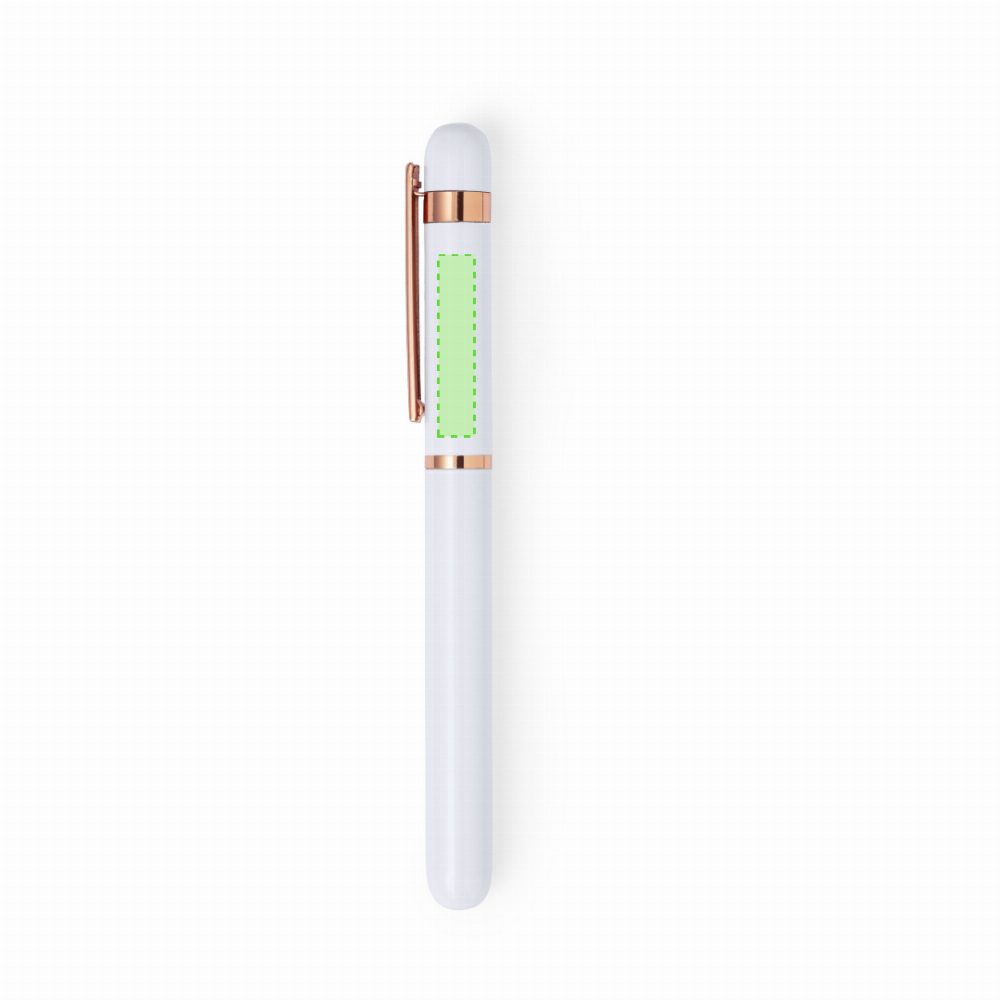Druckskizze für Tintenroller aus Aluminium Kasey – Fläche 1
