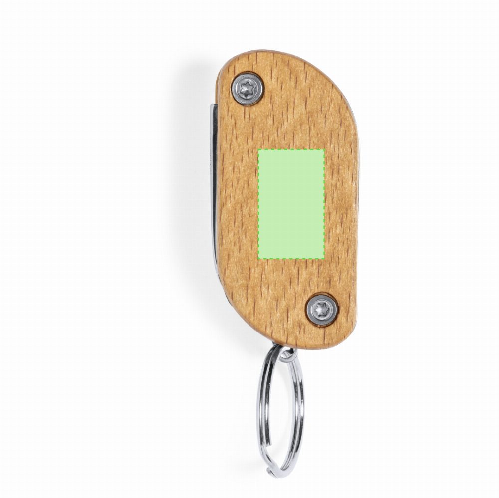 Branding diagram for Multitool Keyrings of wood Polty – Page B