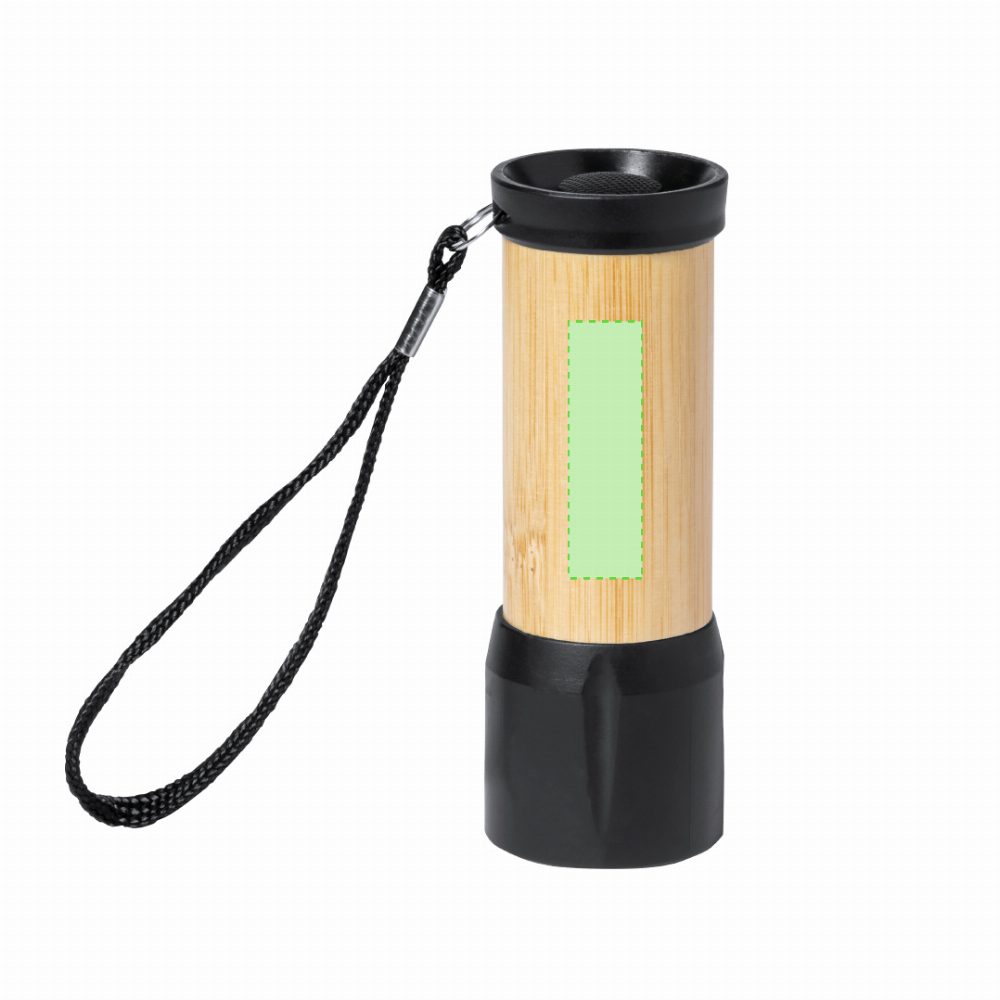 Branding diagram for LED flashlight Freddie – Central marking surface