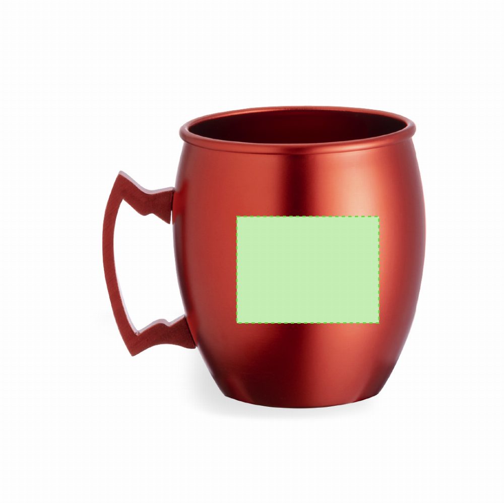 Branding diagram for cup of aluminium, 540 ml Ashley – Page B