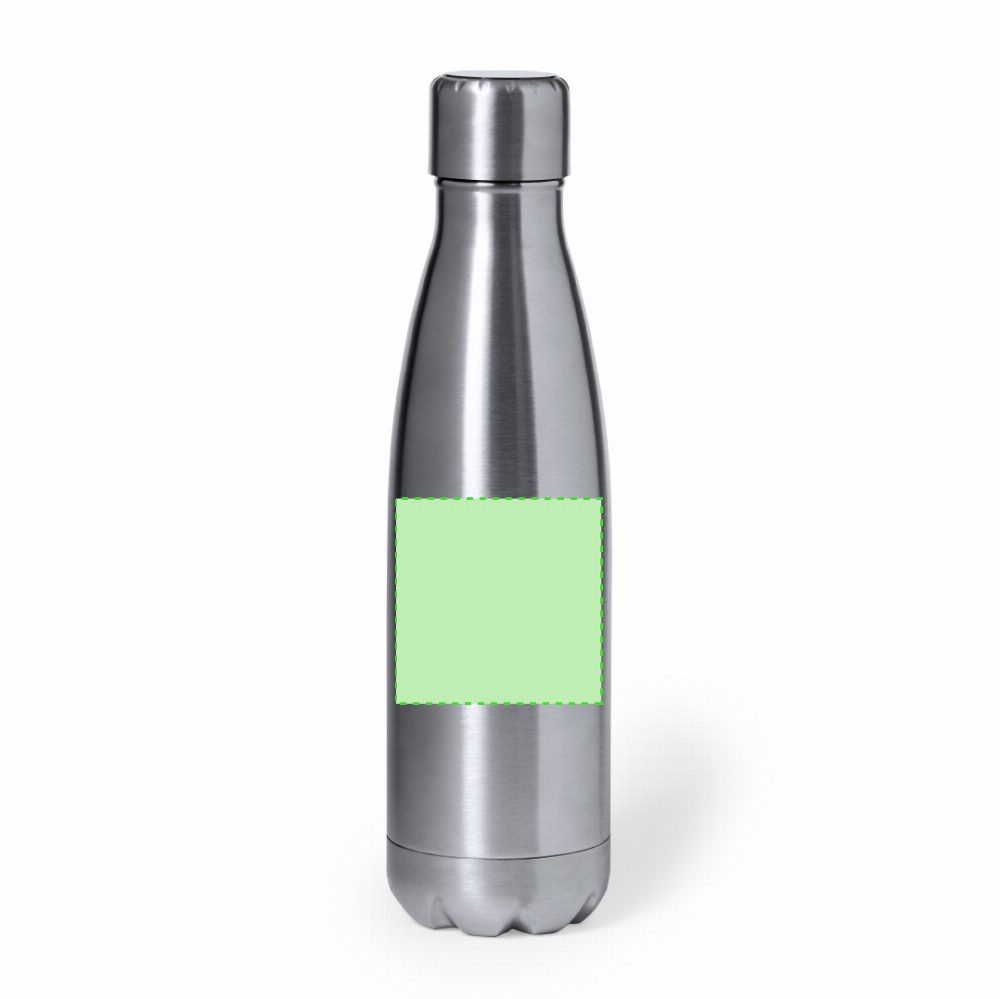 Branding diagram for Stainless steel thermal bottle, 500 ml Chuck – Front, central
