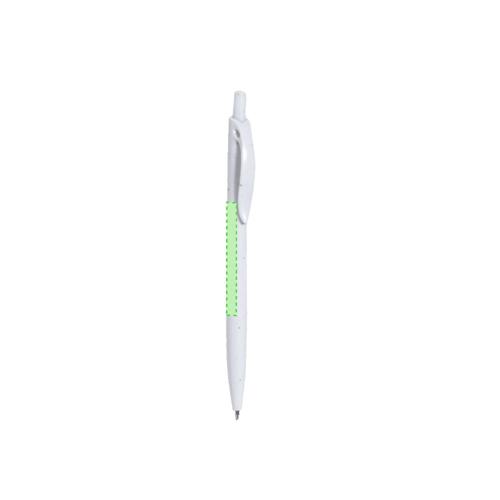 Branding diagram for Recycled ABS spiral notebook, A5 Ciara – Cara B Pencil