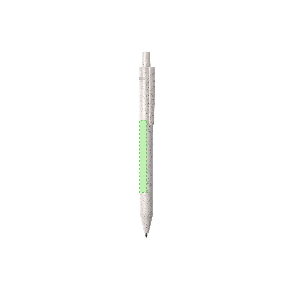 Branding diagram for Wheat straw spiral notebook Emily – Cara B Pencil