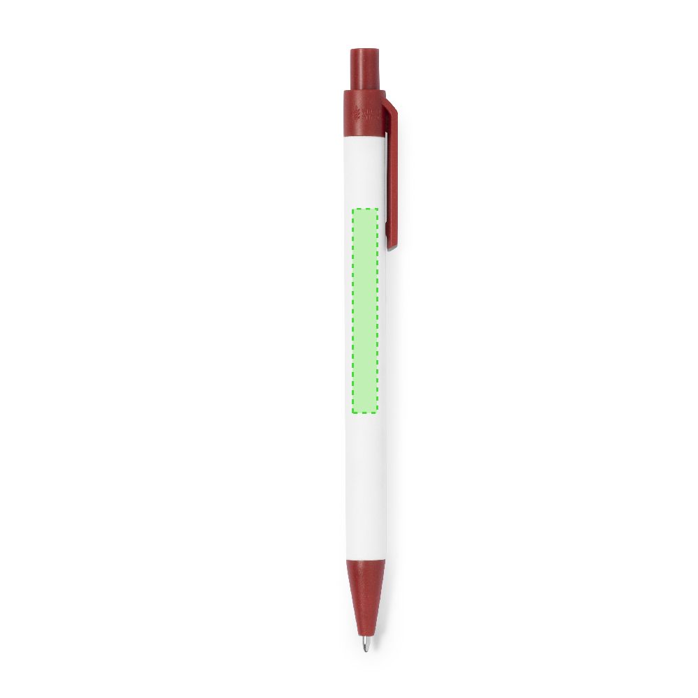 Branding diagram for Ballpoint pens of recycled cardboard, with printing mechanism Cezon – Area 2