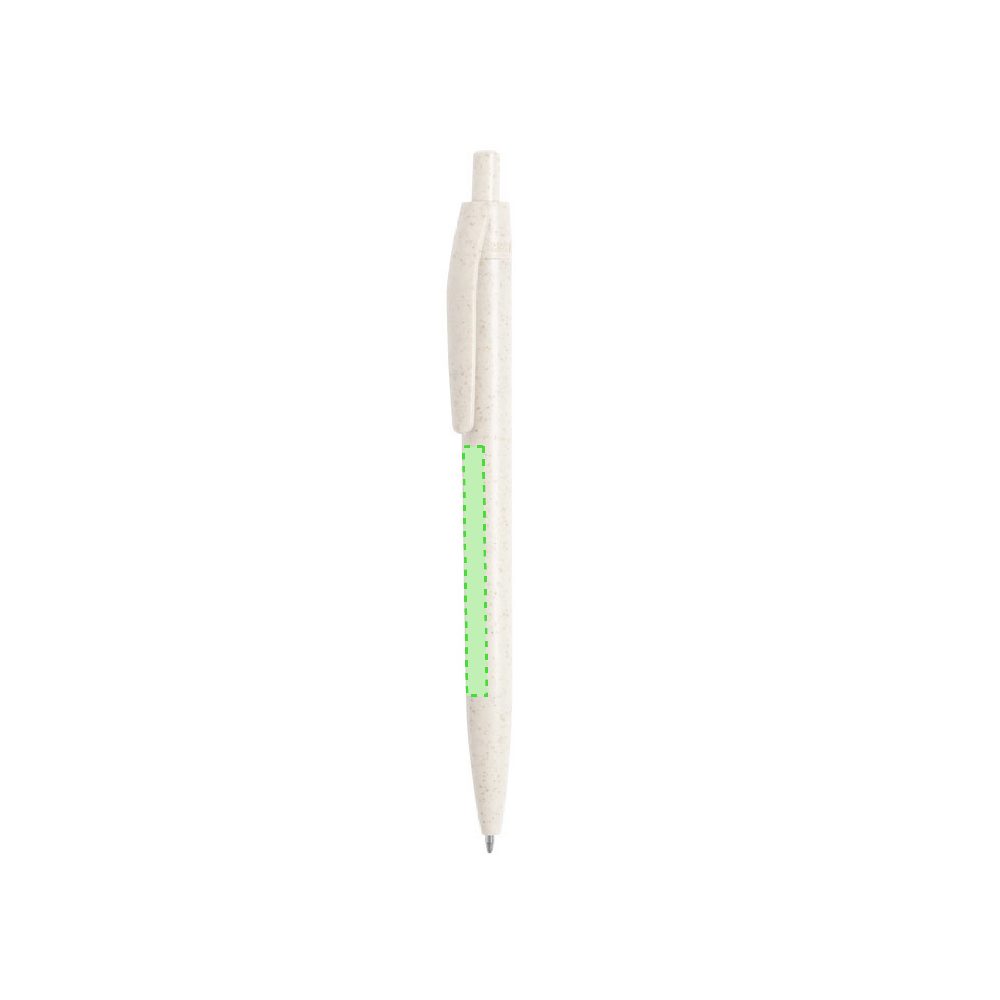 Branding diagram for Wheat straw spiral notebook Fanny – Parallel to the clip