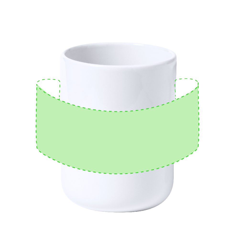 Branding diagram for Ceramic cup 500 ml Beverly – Around the Cup