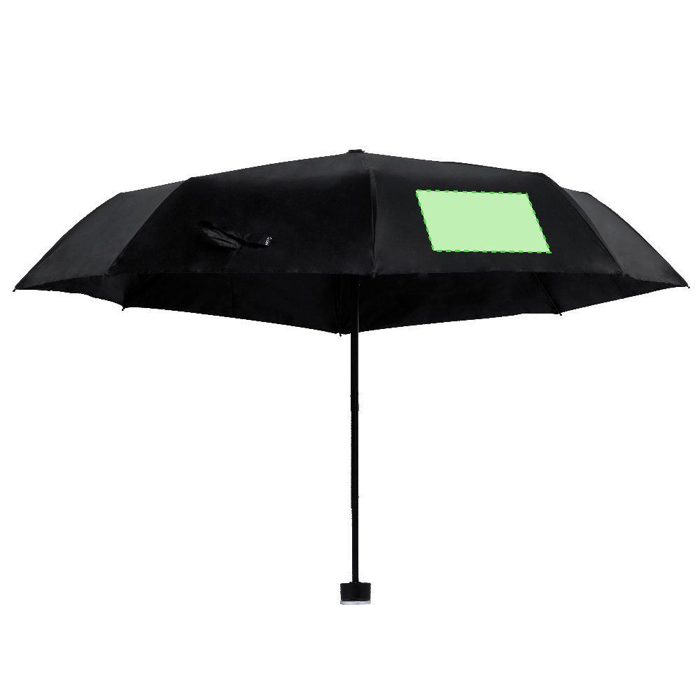 Branding diagram for Gift set with thermal bottle, notebook, pen and umbrella Gregory – In a panel of umbrellas