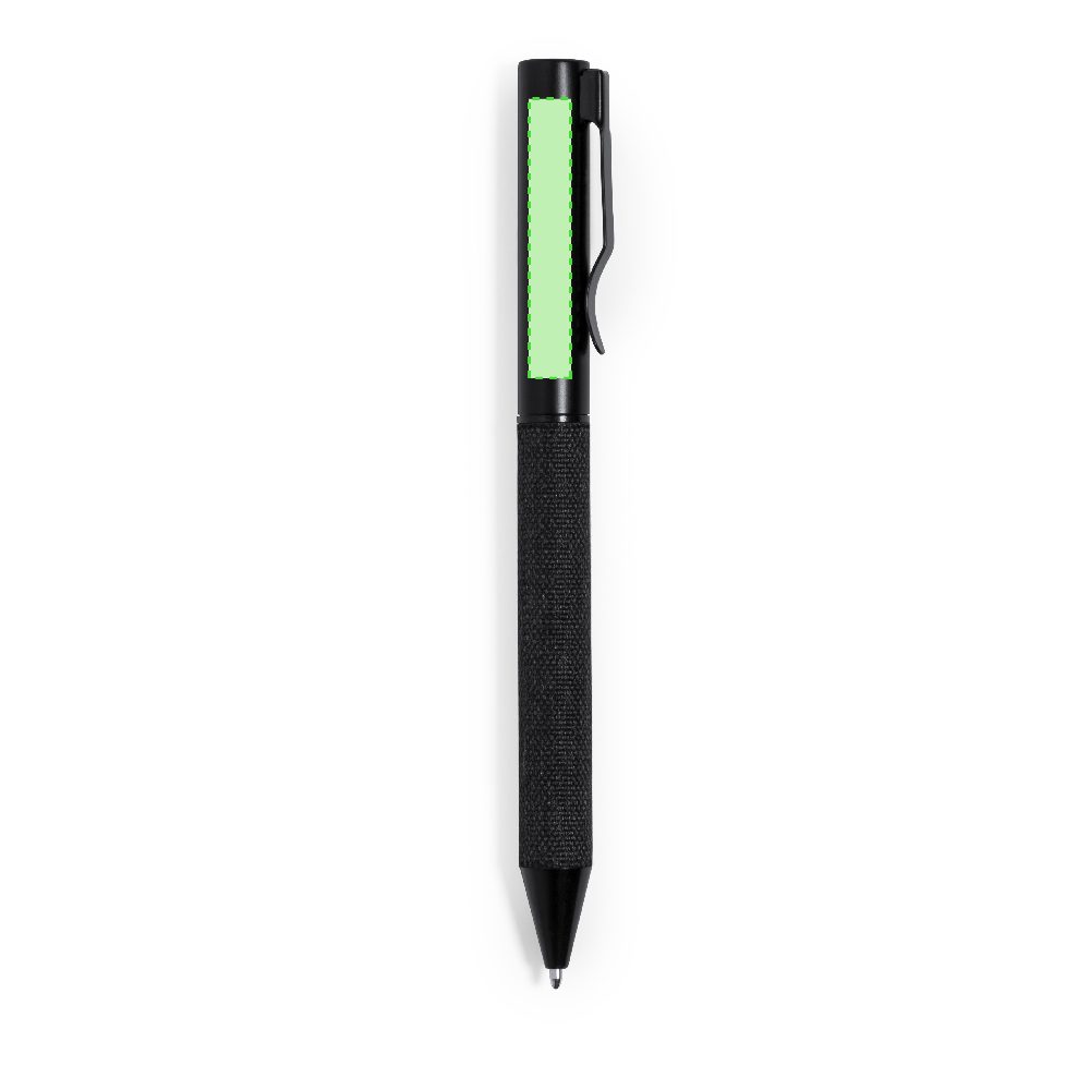 Branding diagram for Gift set with thermal bottle, notebook, pen and umbrella Gregory – Cara B Pencil