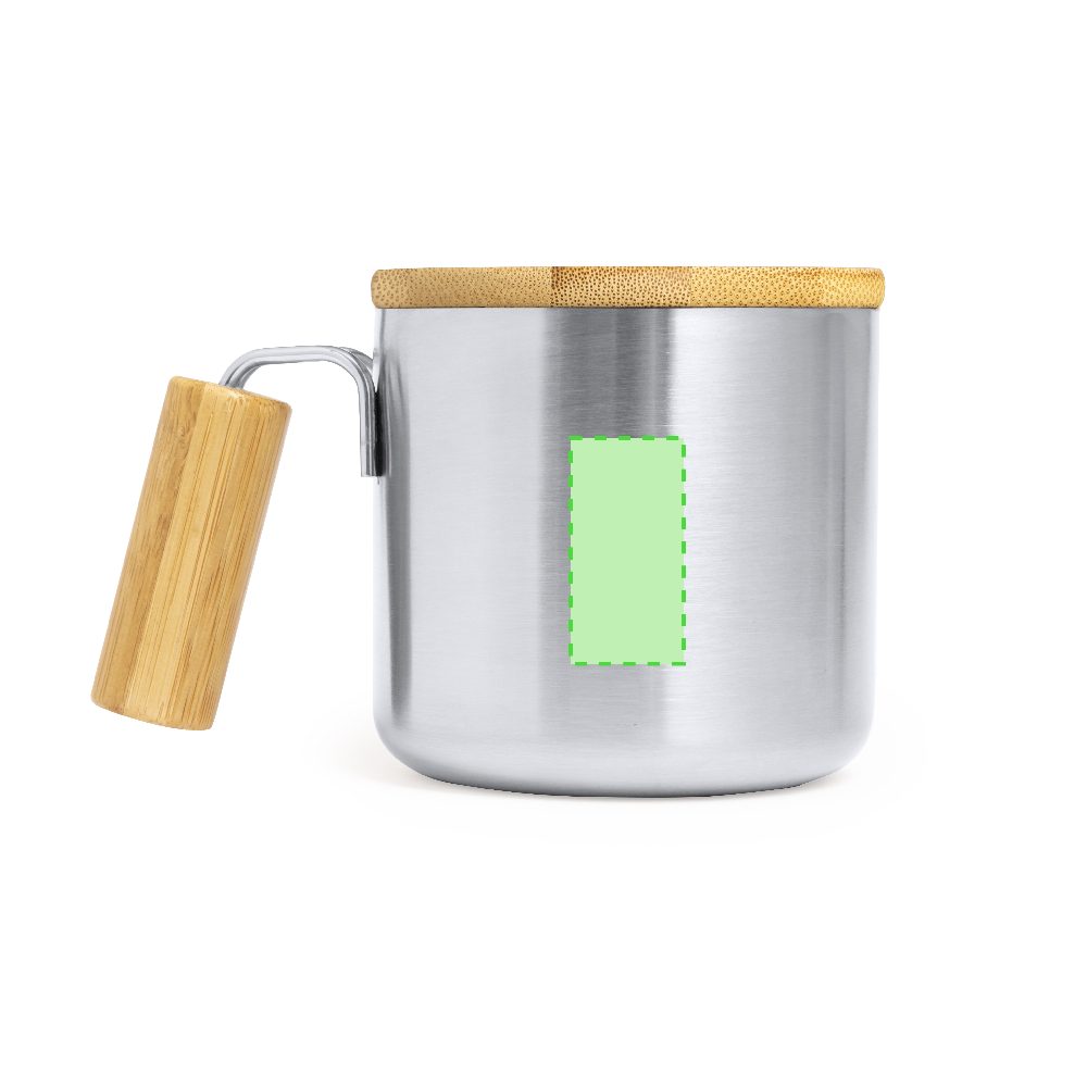 Druckskizze für Thermotasse aus recyceltem Edelstahl, 330 ml Claire – Seite B