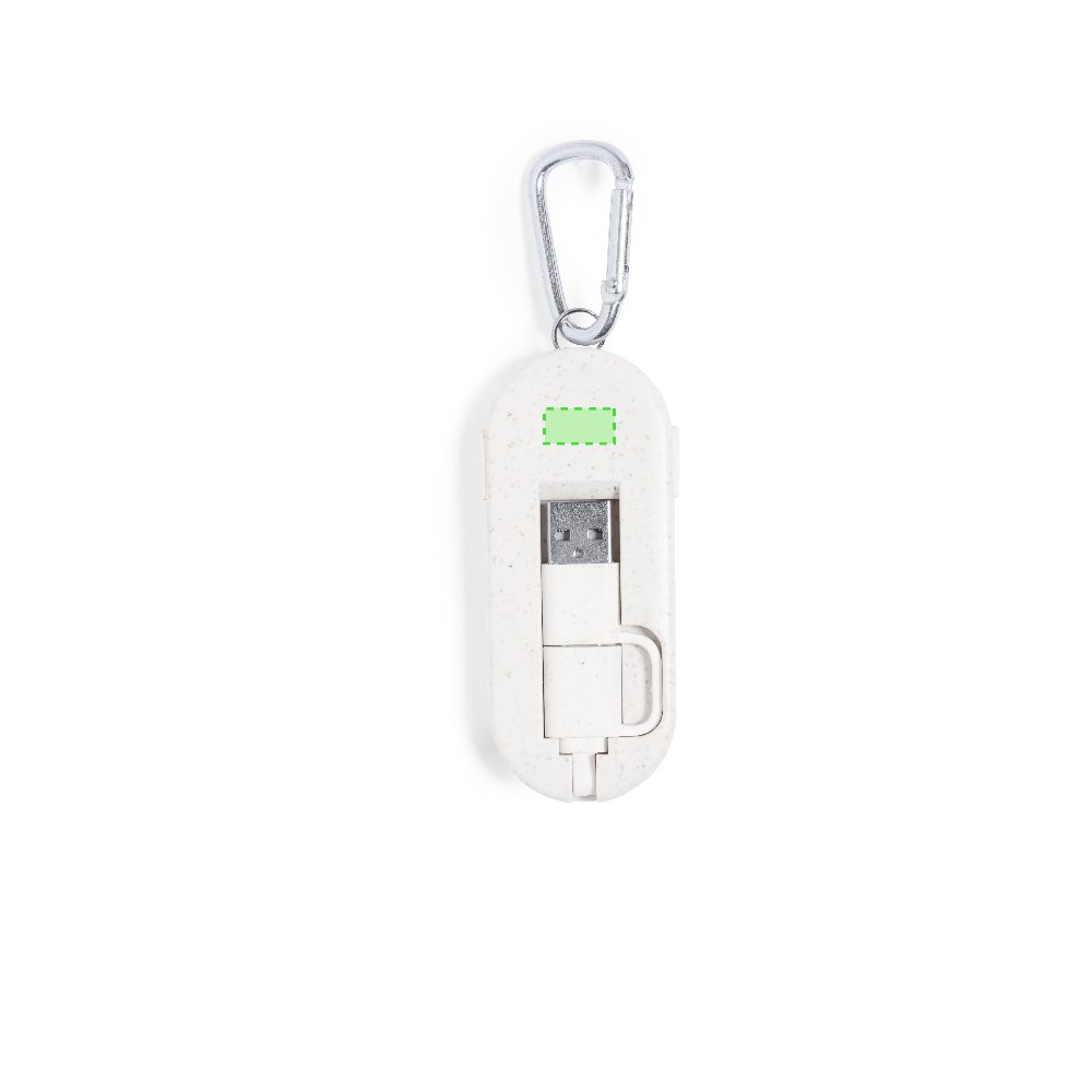 Branding diagram for Charging cables Abby – Side B, upper area