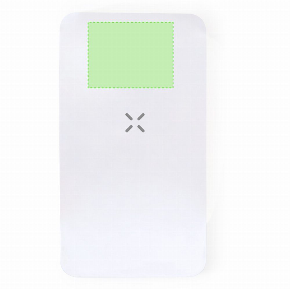 Branding diagram for Powerbank 5,000 mAh Barry – Upper main part