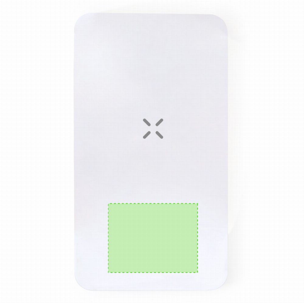 Branding diagram for Powerbank 5,000 mAh Barry – Lower main surface