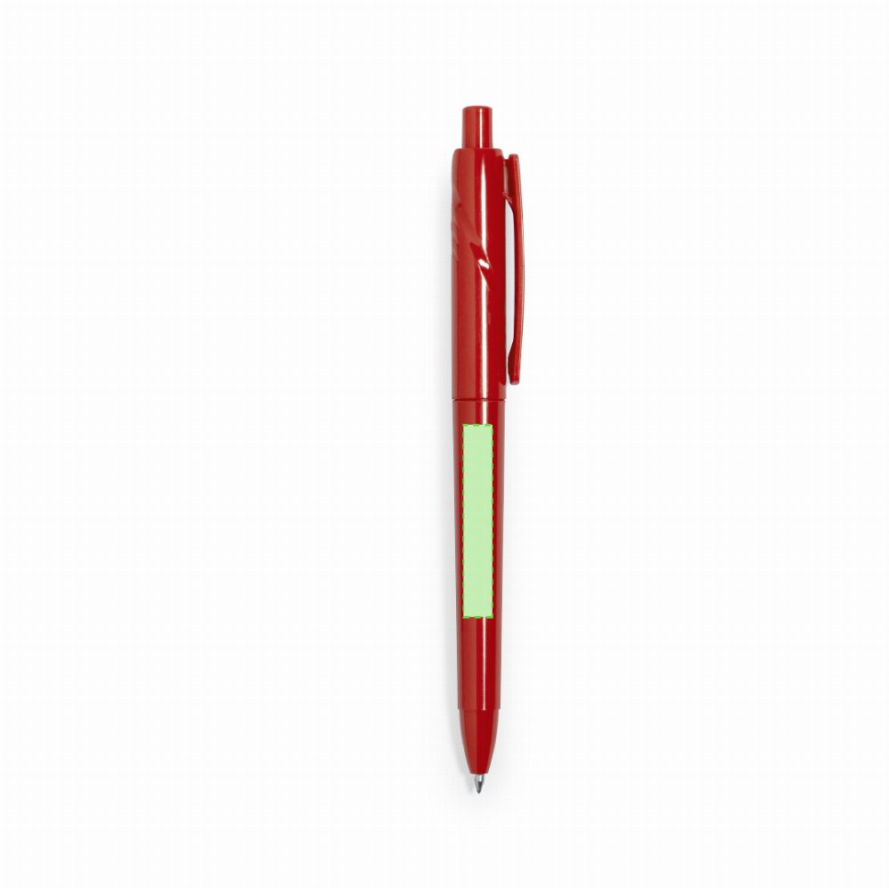 Branding diagram for Ballpoint pens of RPET, with printing mechanism Dontiox – Area 2