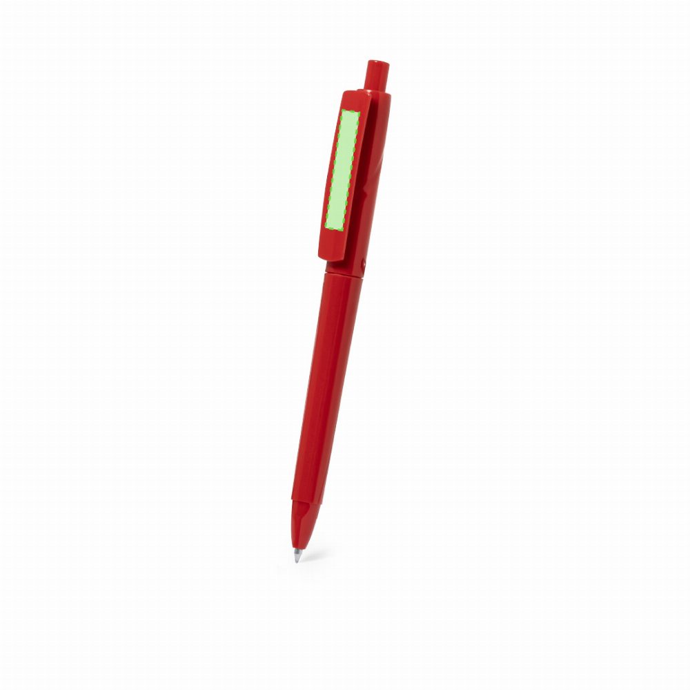 Branding diagram for Ballpoint pens of RPET, with printing mechanism Dontiox – Area 3
