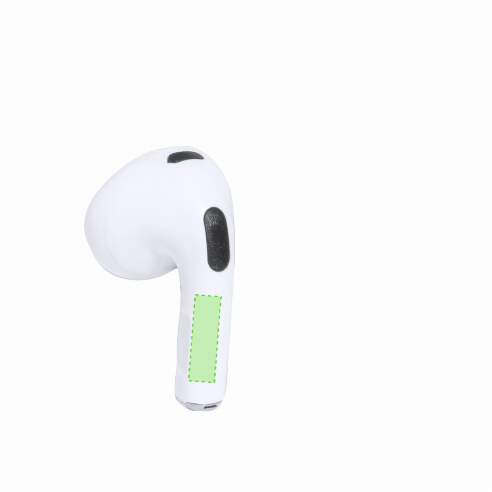 Druckskizze für Bluetooth In Ear Kopfhörer Dodiax – Op het linker en rechter oor