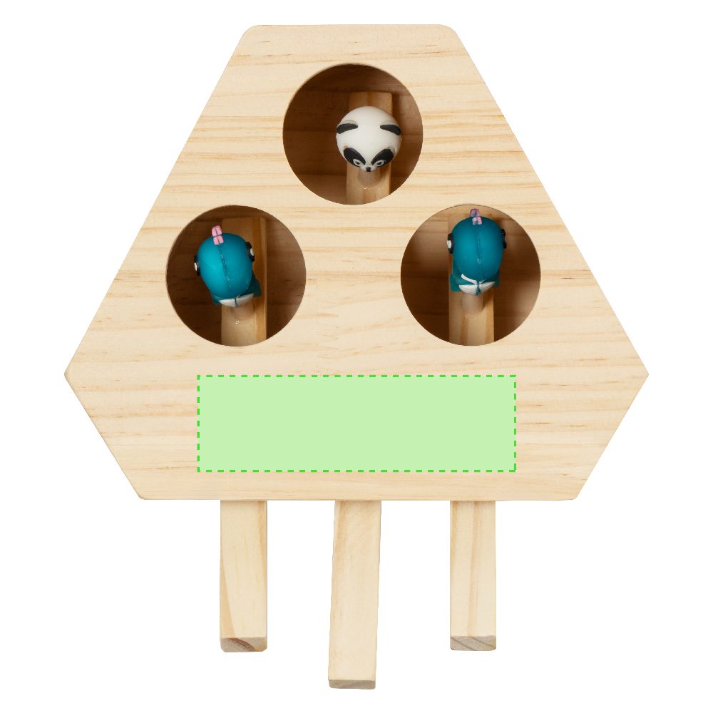 Branding diagram for Wooden cat toys with balls Kesel – Area 1