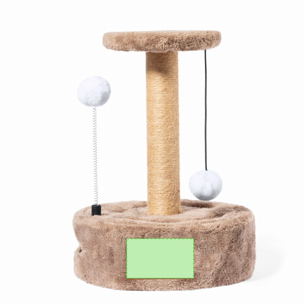 Branding diagram for Cats Scratch Tree with Game Ball Duval – Area 1
