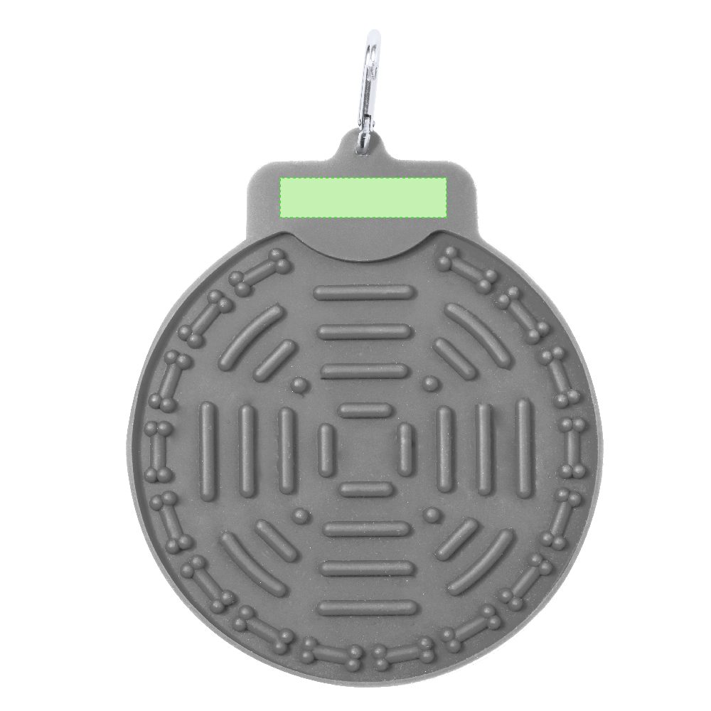 Branding diagram for Dogs leak mat made of silicone Pudle – Area 1