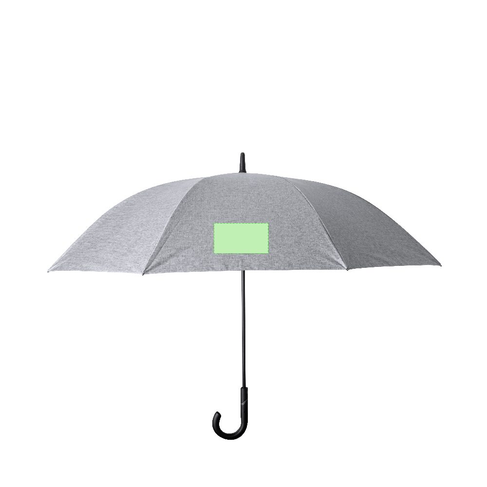 Branding diagram for Umbrella with fiberglass ribs, automatic Dewey – Area 1