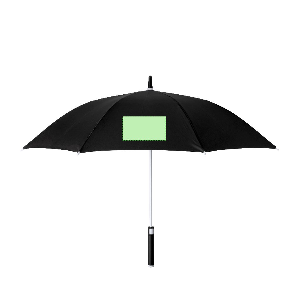 Branding diagram for Umbrella from RPET, automatic Wolver – Area 1
