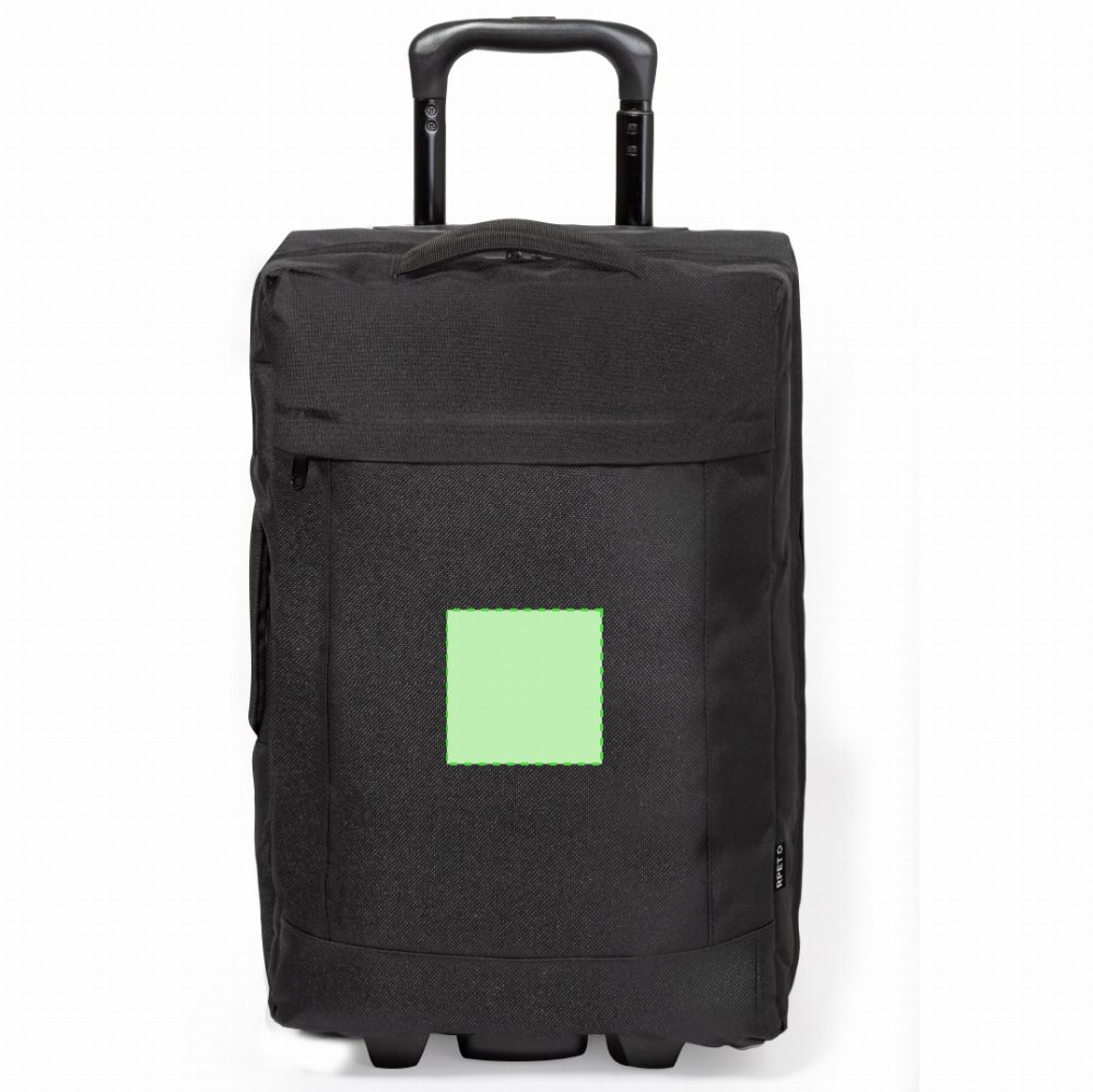 Branding diagram for Travel suitcases from RPET Chertan – Area 2