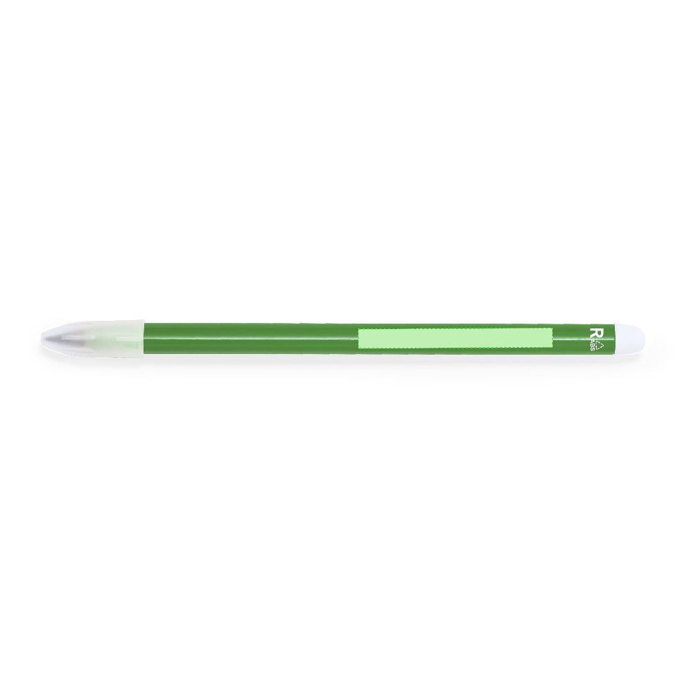 Branding diagram for Perpetual pencil made from recycled ABS Baxter – Area 1