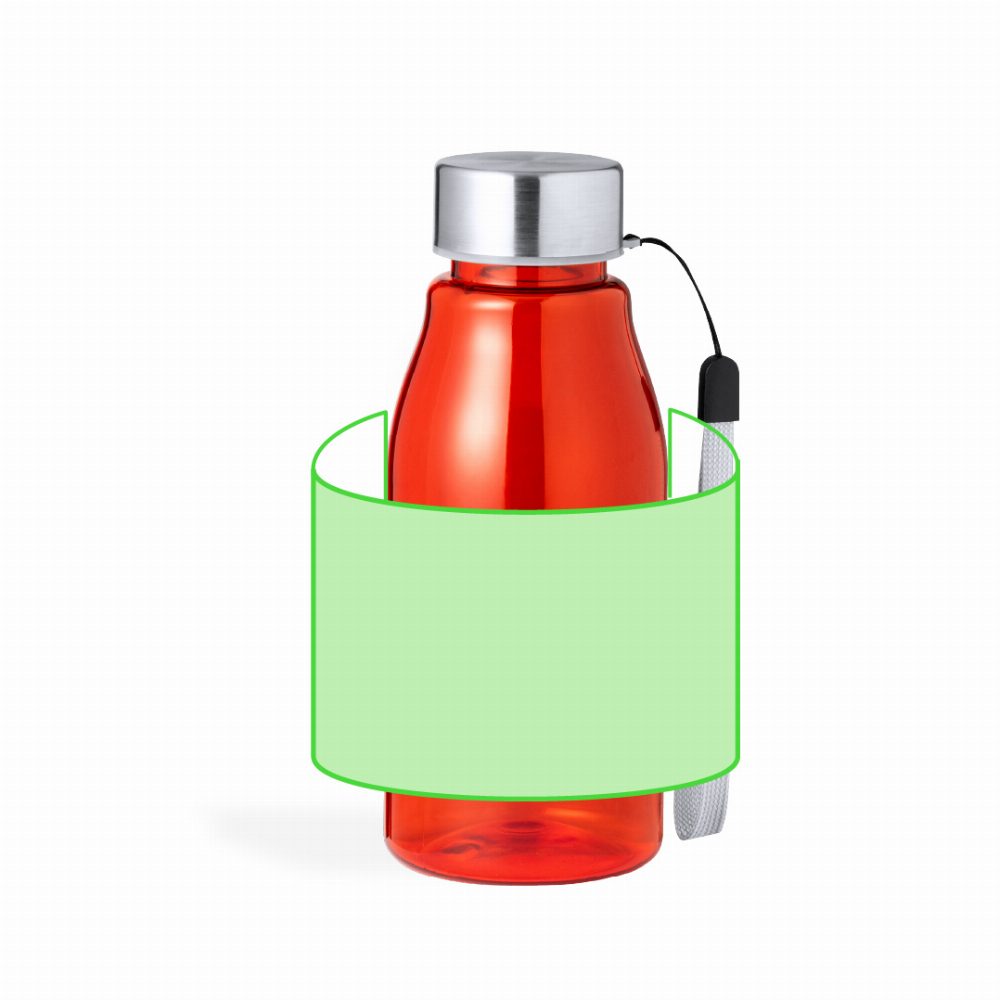 Branding diagram for Drinking bottle of RPET, 350 ml Dokmo – Area 1