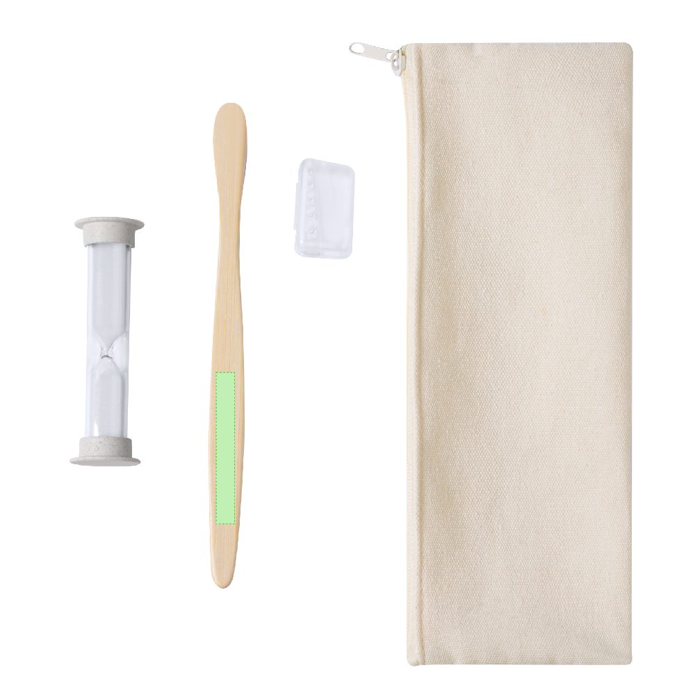 Branding diagram for Dental care kit with hourglass Lowchen – Area 4