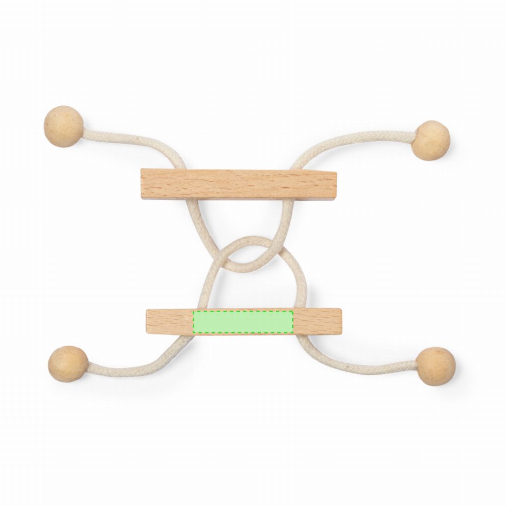 Branding diagram for Wood rope puzzle Griffon – Area 5