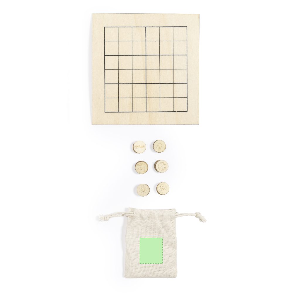 Branding diagram for Children Sudoku with motif stones Sudokids – Area 2