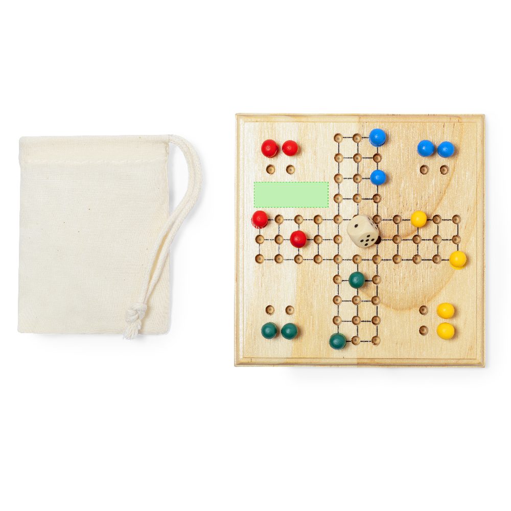 Druckskizze für Ludo Brettspiel aus Holz Thumper – Fläche 3