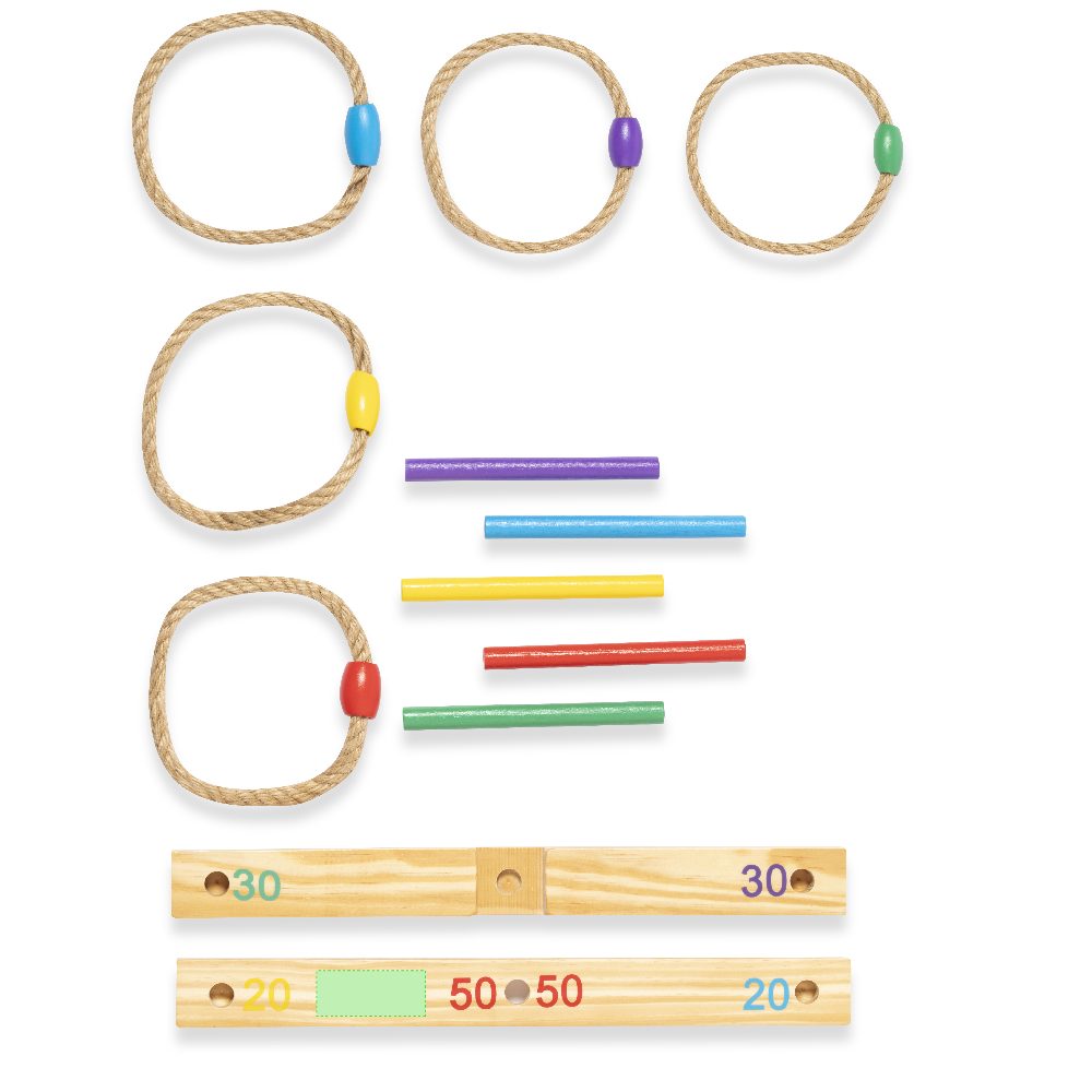 Branding diagram for Wooden ring toss Madis – Area 1