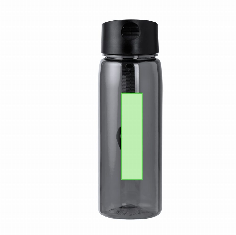 Branding diagram for Drinking bottle of RPET, 800 ml Alborez – Area 2