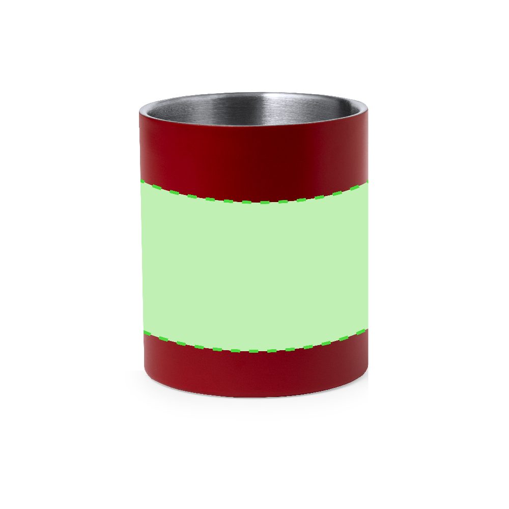 Druckskizze für Edelstahltasse 300 ml Lecrer – Fläche 1