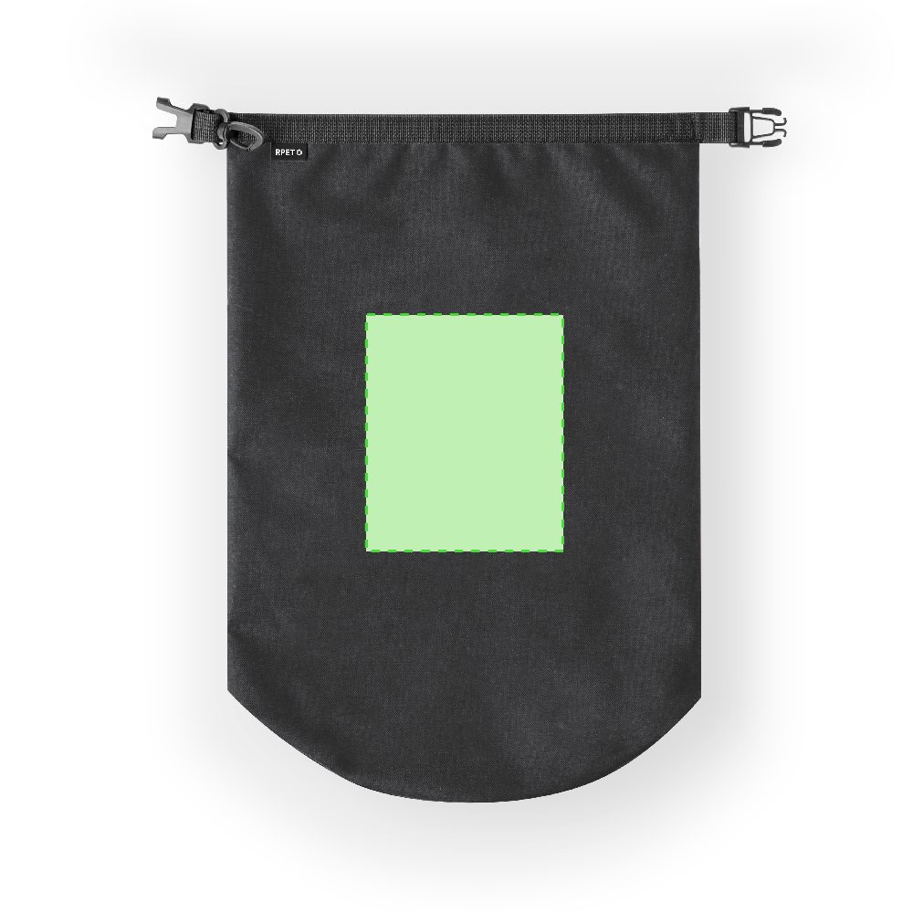 Druckskizze für Wasserdichter Packsack aus RPET Veronia – Fläche 1