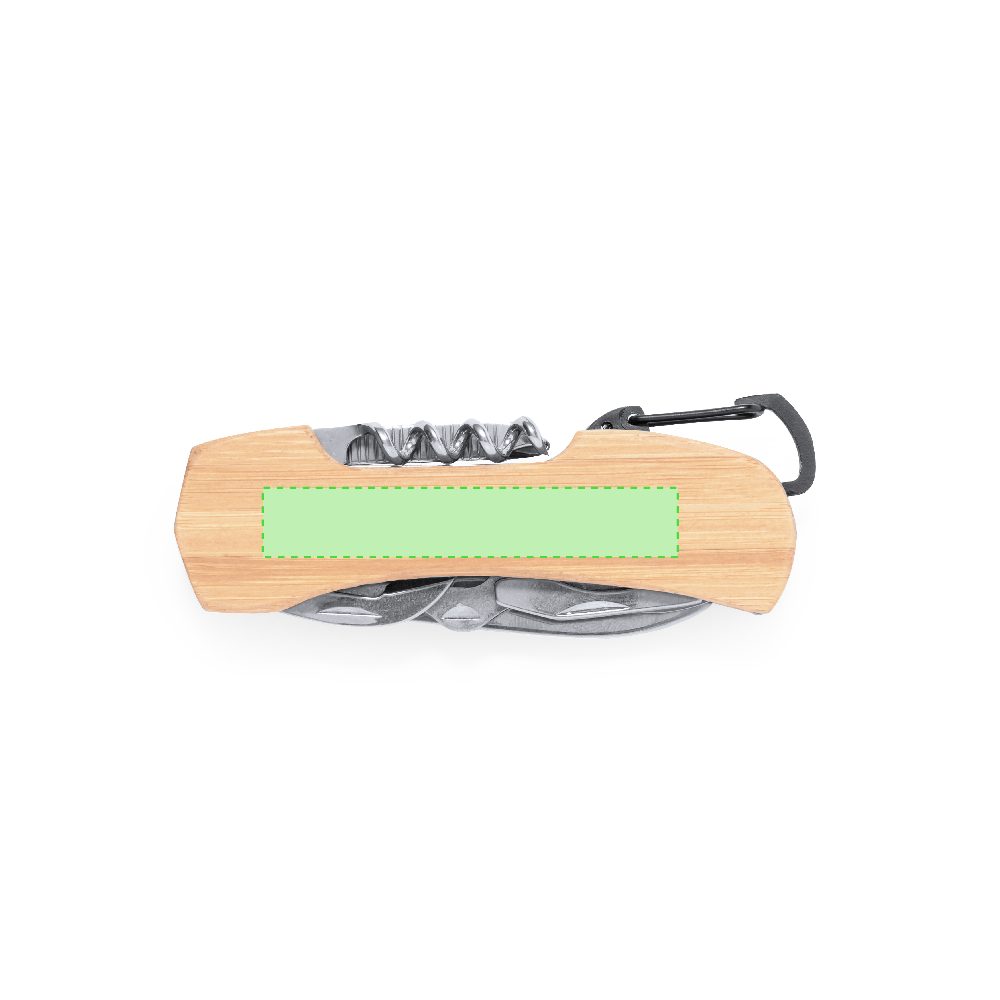 Branding diagram for Bamboo multifunctional pocket knives Kasuki – Area 1