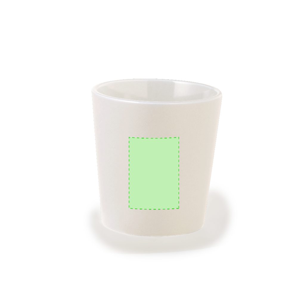 Branding diagram for Ceramic cup 300 ml Maiba – Area 4