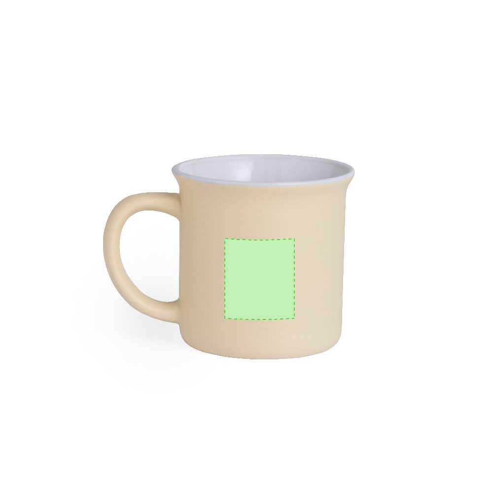 Branding diagram for Ceramic cup 300 ml Hilman – Area 2