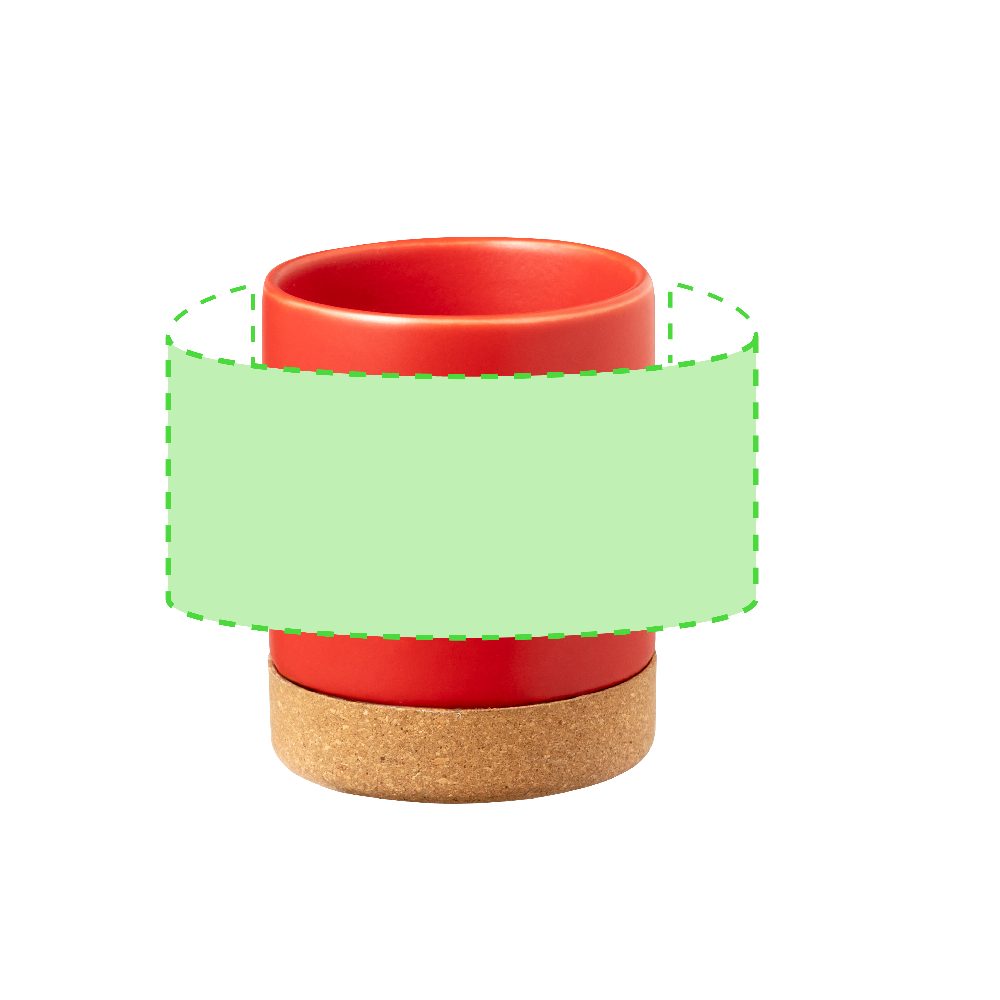 Druckskizze für Keramiktasse 350 ml Melmak – Fläche 1