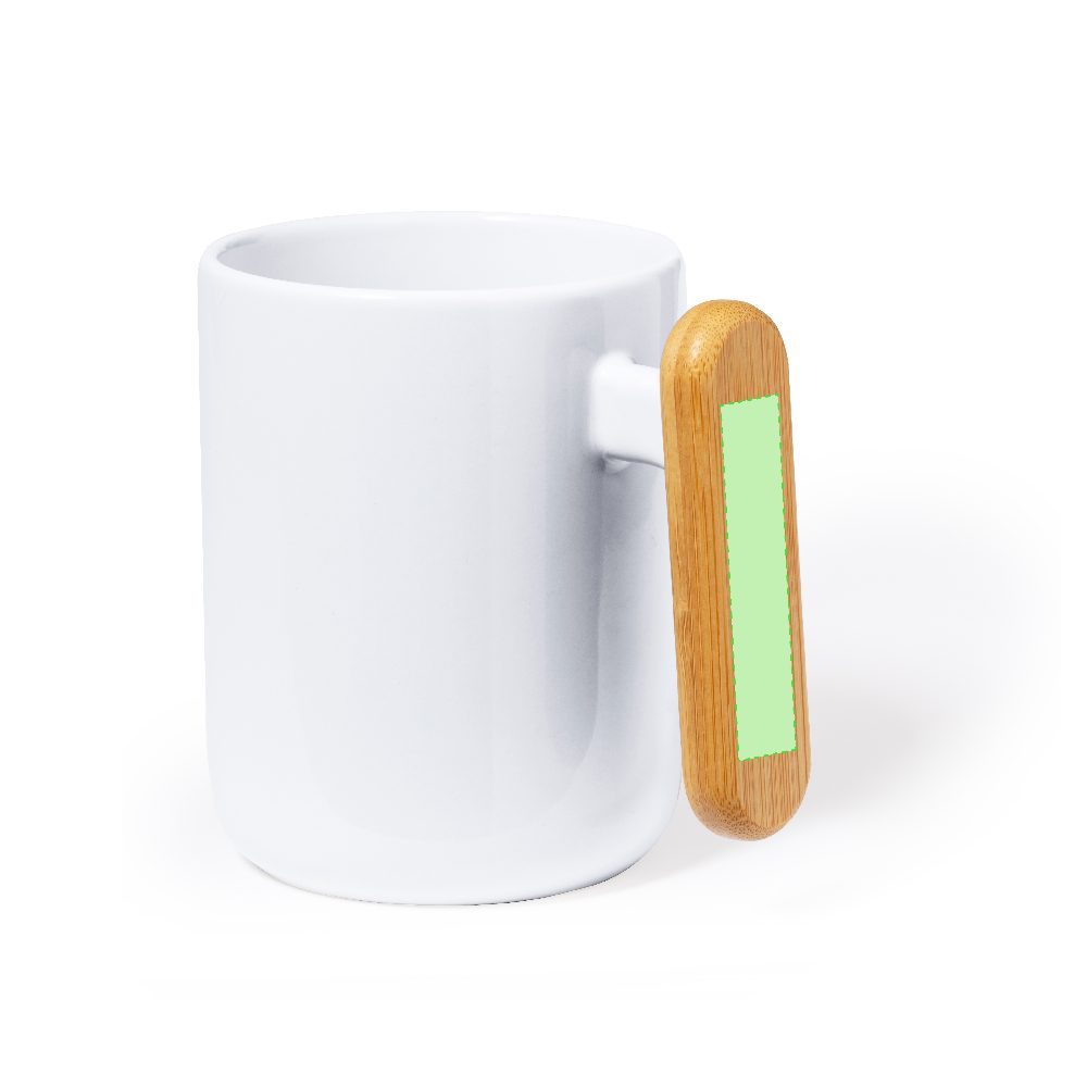 Branding diagram for Ceramic cup 480 ml Mystral – Area 5
