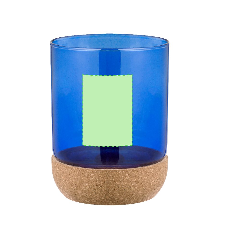 Branding diagram for Drinking glass of borosilicate glass 450 ml Saryne – Area 4