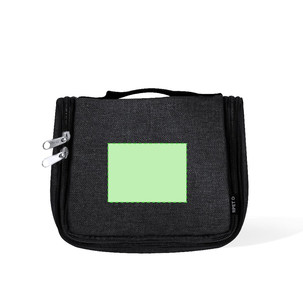 Branding diagram for Cosmetic bag made of RPET Gean – Area 1