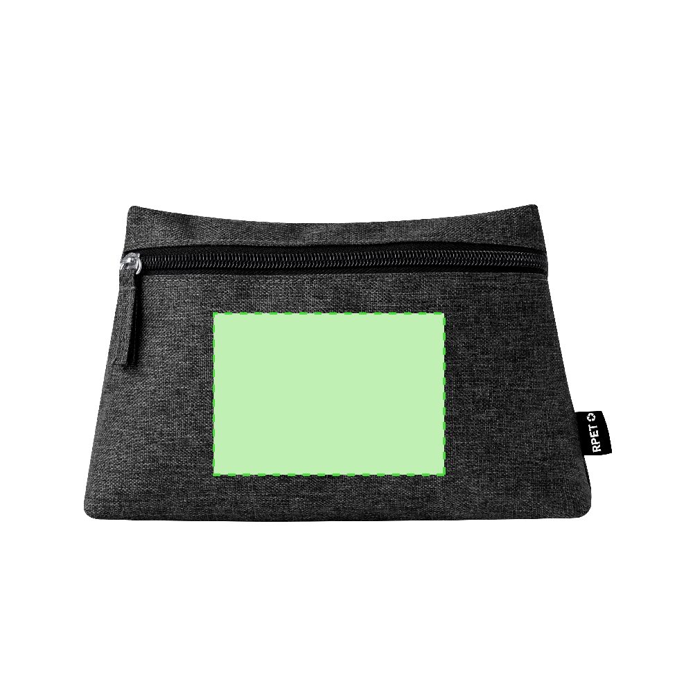 Branding diagram for Cosmetic bag made of RPET Osoben – Area 1