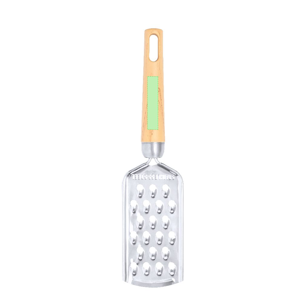 Branding diagram for Stainless steel grater Benuat – Area 1