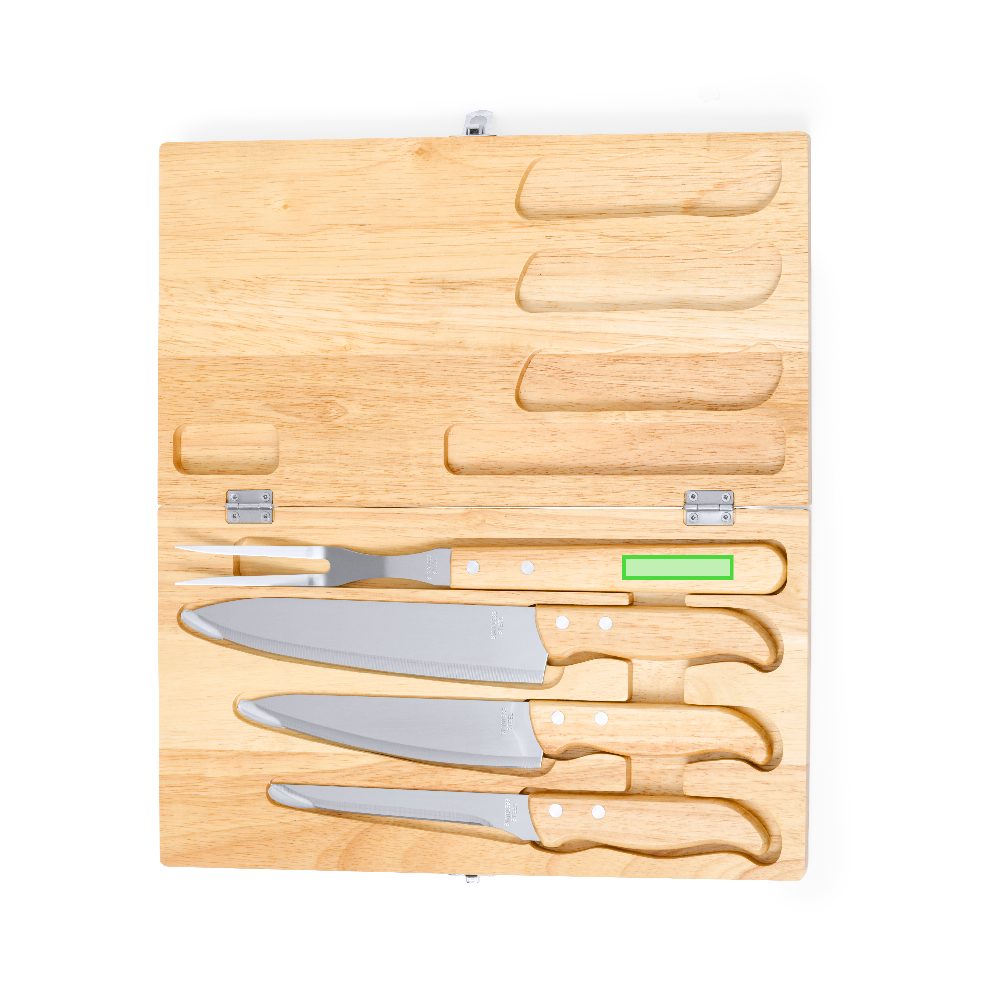 Branding diagram for Kitchen Knives Set With Bamboo Handles Bergin – Area 10