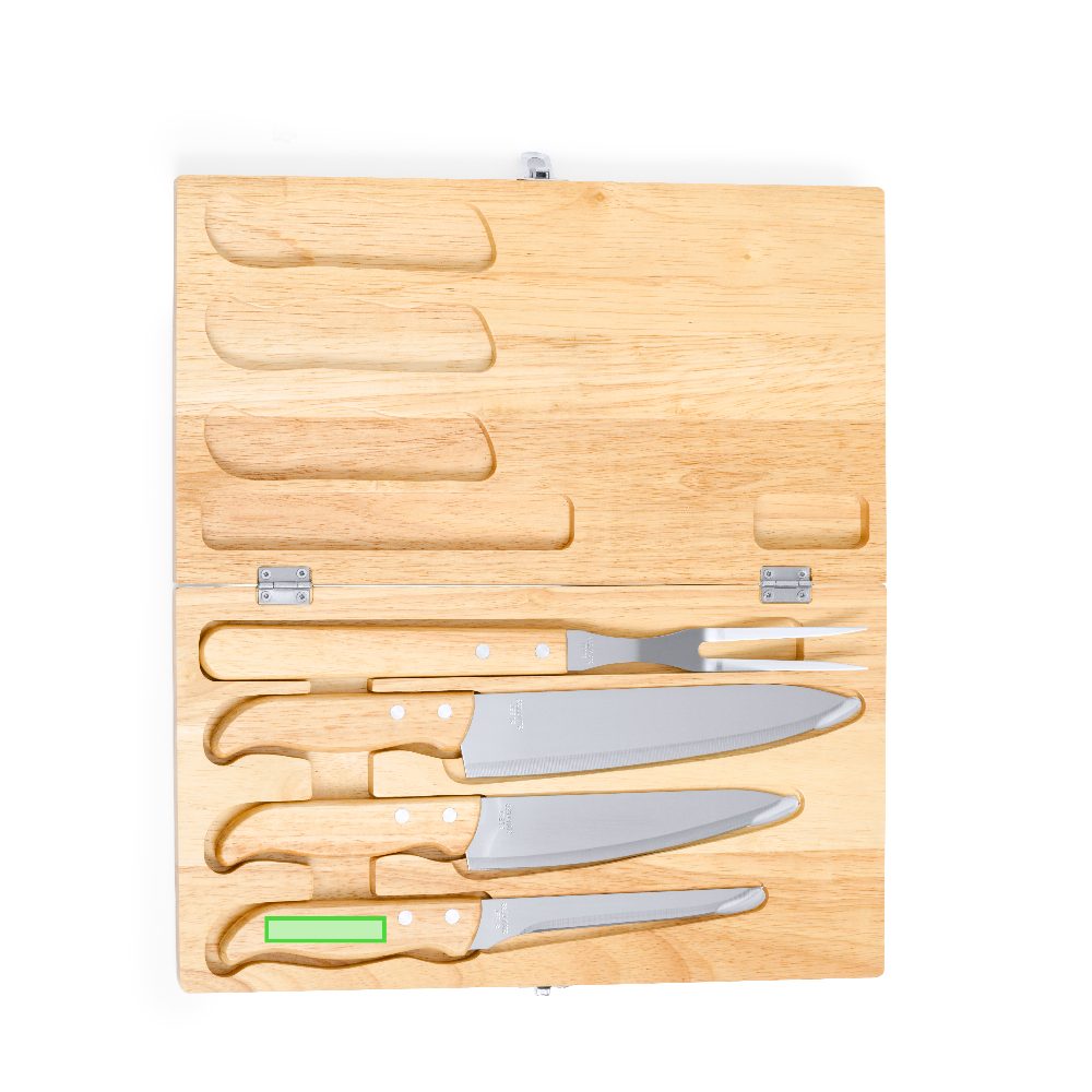Branding diagram for Kitchen Knives Set With Bamboo Handles Bergin – Area 3