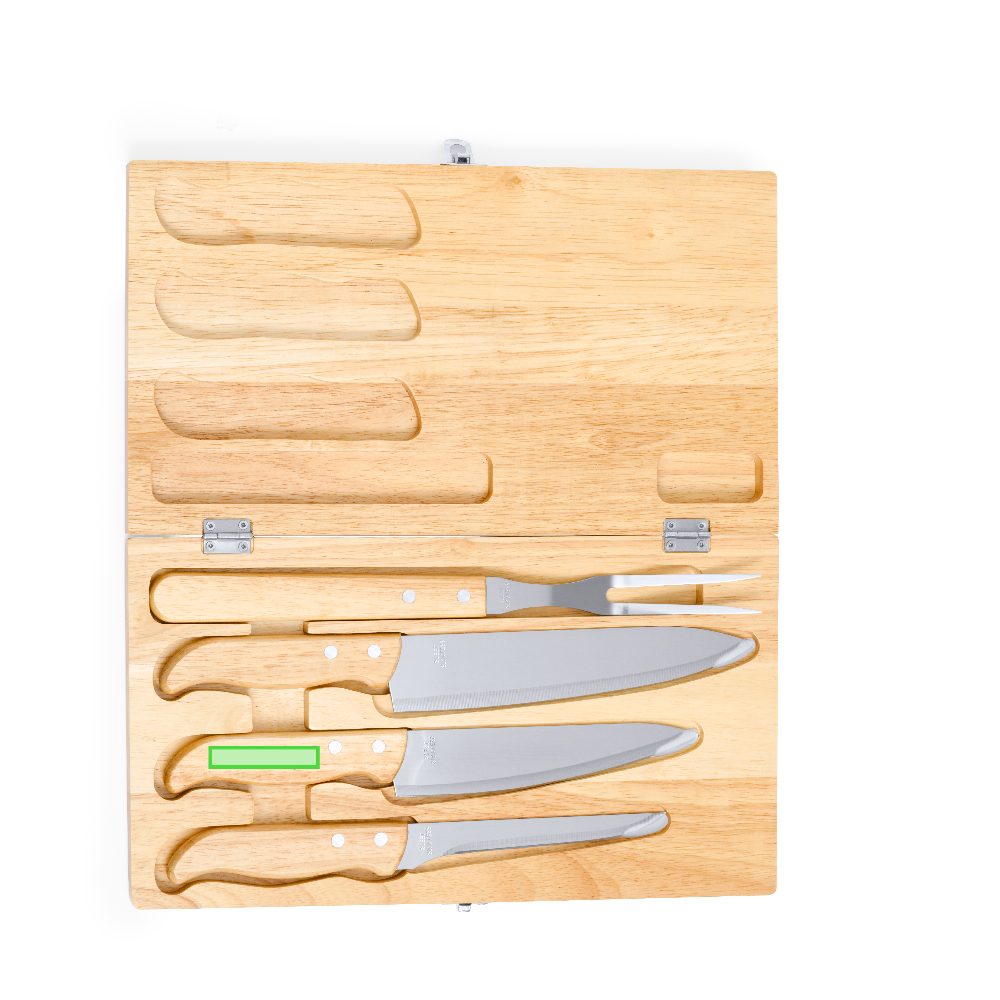Branding diagram for Kitchen Knives Set With Bamboo Handles Bergin – Area 4