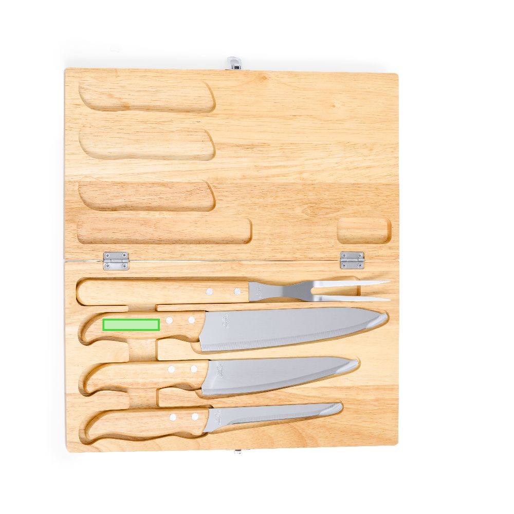 Branding diagram for Kitchen Knives Set With Bamboo Handles Bergin – Area 5